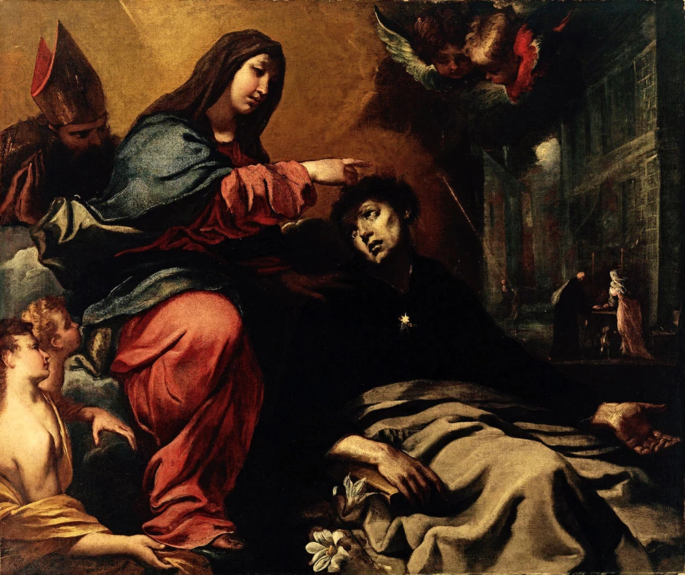 Giovan Battista Crespi, detto Cerano - Apparizione della Vergine a San Nicola da Tolentino